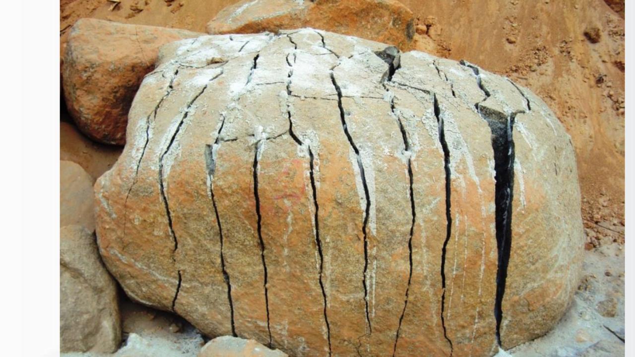 Desmonte de rocha com argamassa em São Paulo