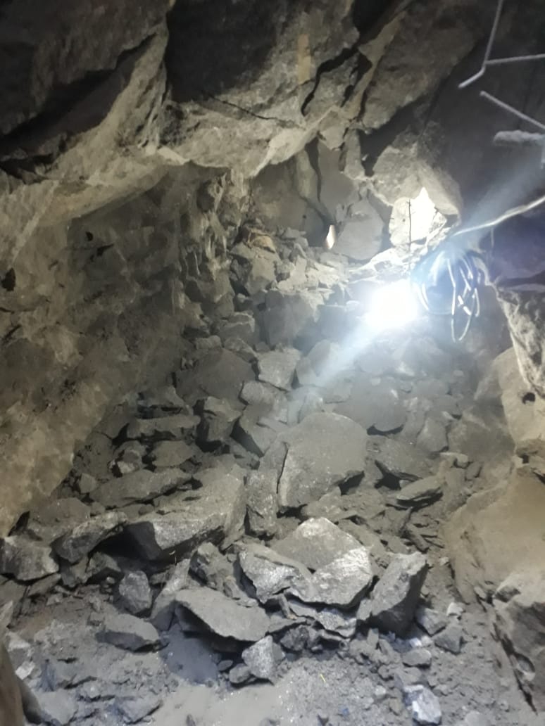 Explosão de rochas em Minas Gerais