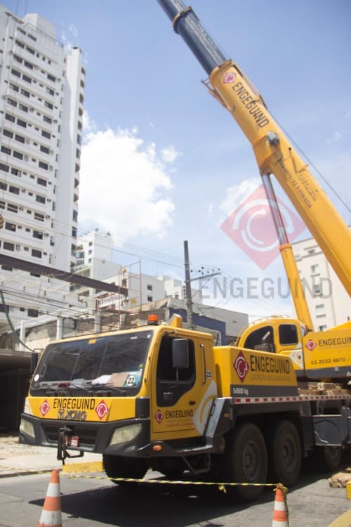 Aluguel de Guindaste de 220 Toneladas