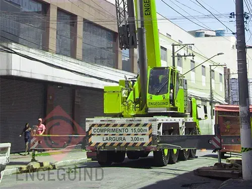 Aluguel de Guindaste de 90 Toneladas