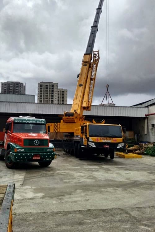 Locação de guindaste de 160 toneladas em Mogi das Cruzes