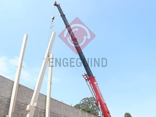 Locação de guindaste para pré-moldados São Paulo SP - Aluguel