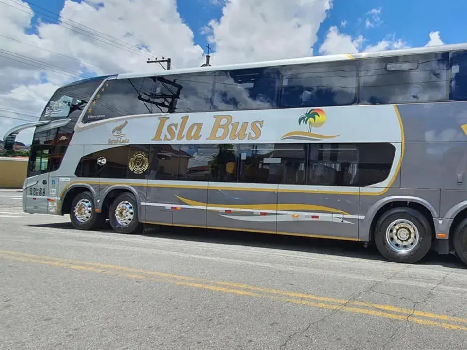 Locaão de ônibus double deck em Santo André