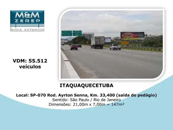 Painel Rodoviario (Front Light) SP-070 Rodovia Ayrton Senna