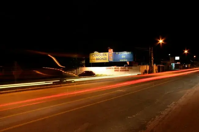 Painel Rodoviário e Front Light Rodovia Oswaldo Cruz SP-125 Imagem