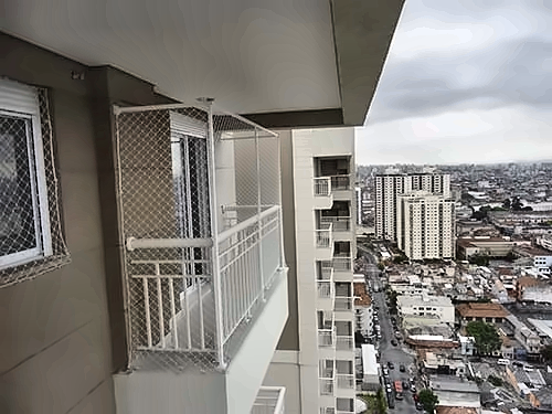 Rede de proteção com estrutura metálica em SP