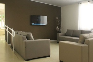 Residente participando de atividade