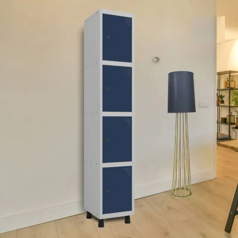 Armário Locker Vertical 4 Portas