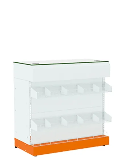 Balcão Comercial com Nichos Internos