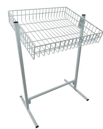 Banca de Oferta com Cesto Simples branco