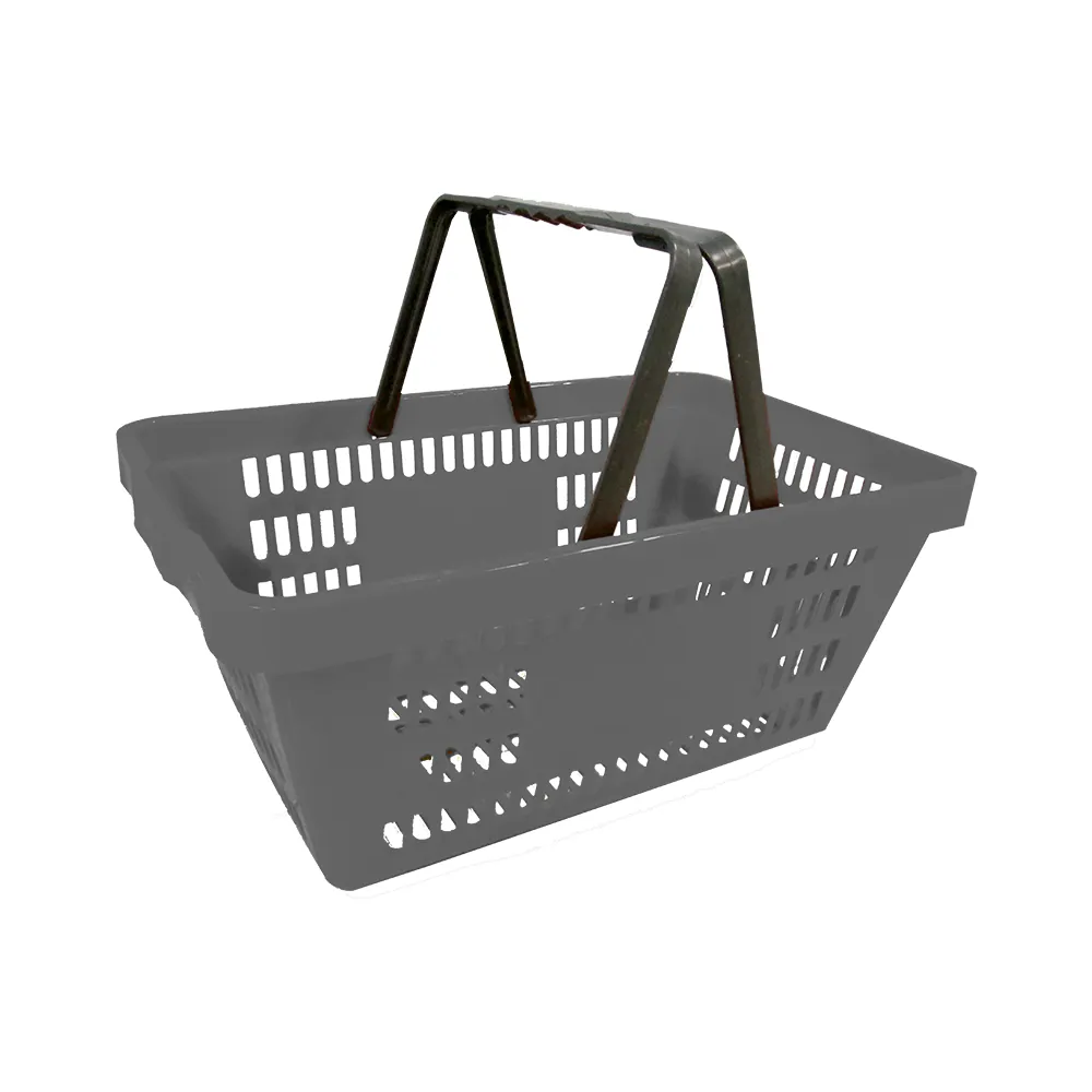Cesta Plástica Cinza