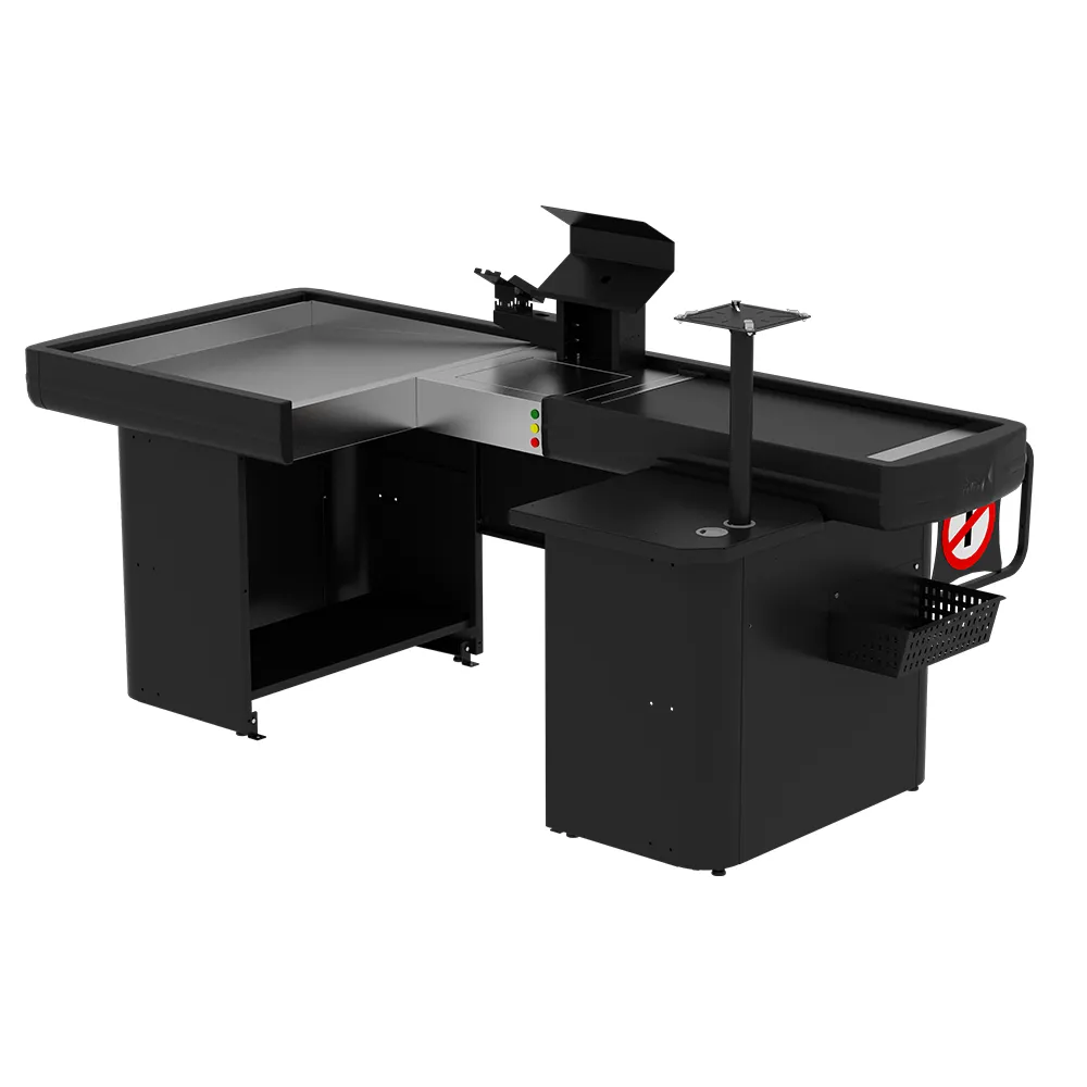 Checkout com Acúmulo de Compras Preto Comercial