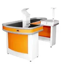 Checkout com Acúmulo de Compras Branco e Laranja Comercial