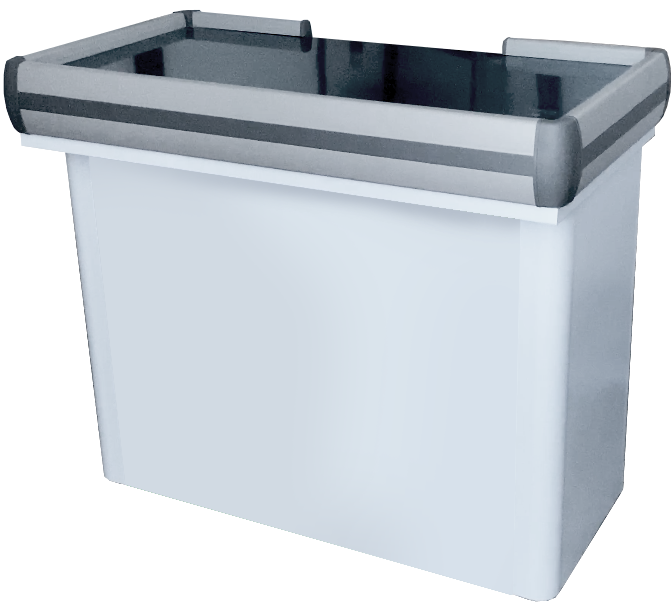 Checkout Sem Acúmulo de Compras Branco Compacto Comercial