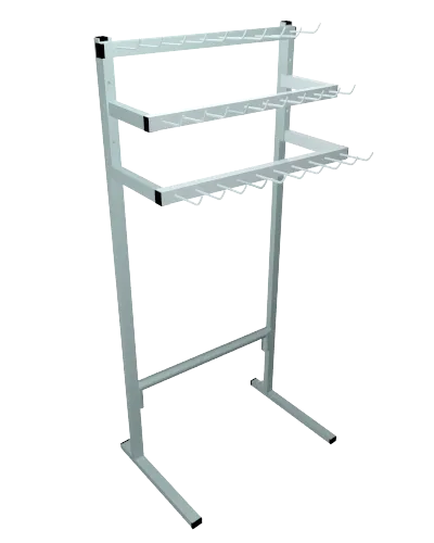 Cinteiro Triplo de Chão com Ganchos