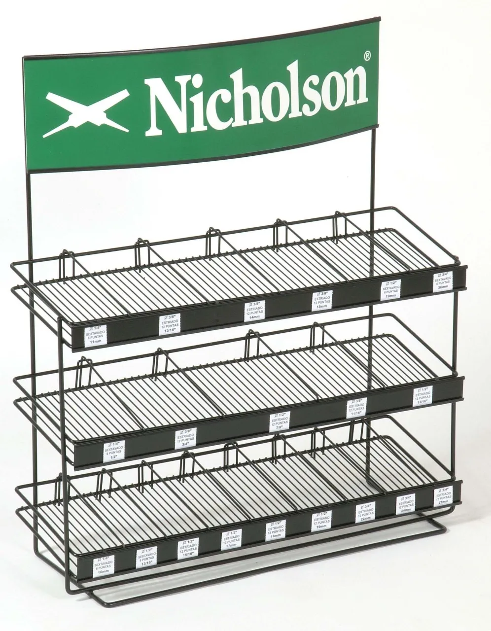 Display Expositor de Balcão Multiuso em Aço