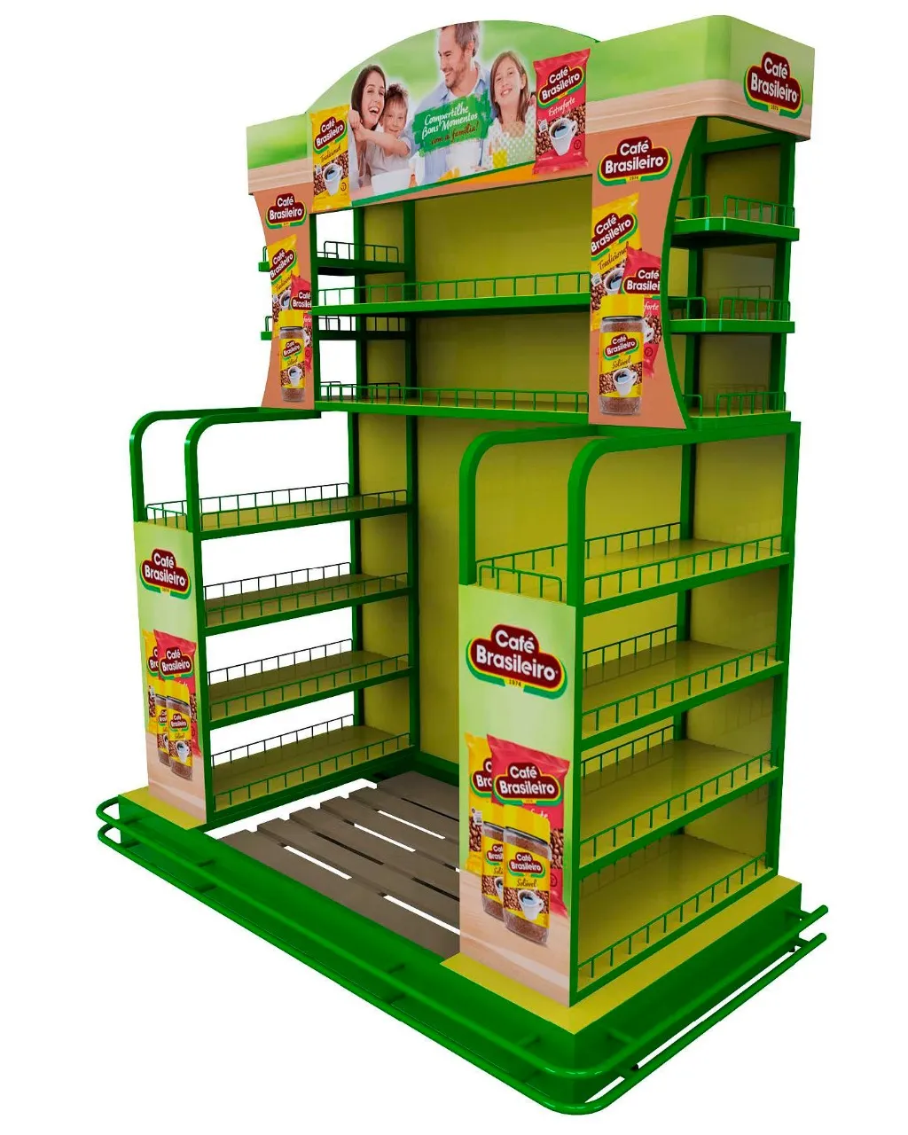 Display Expositor Gondola Promocional Dupla Face
