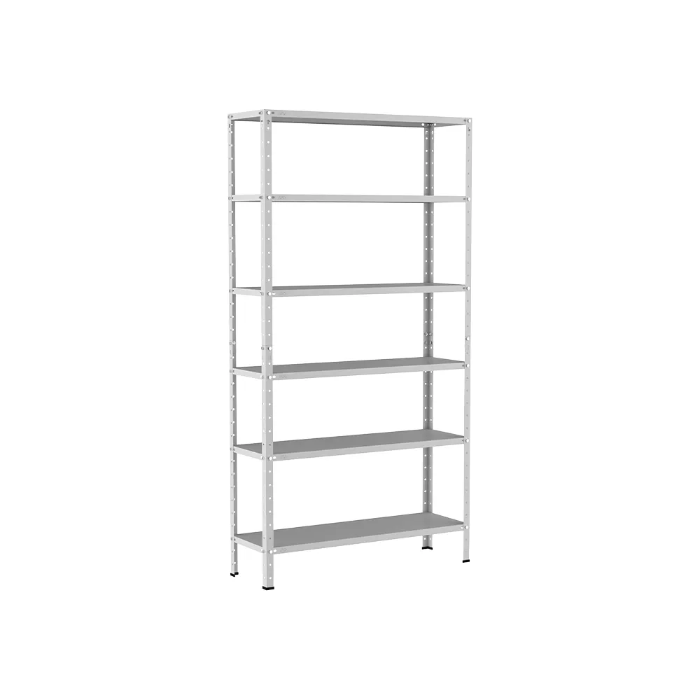 Estante Metálica Multiuso 6 Prateleiras Cinza Alta Resistência