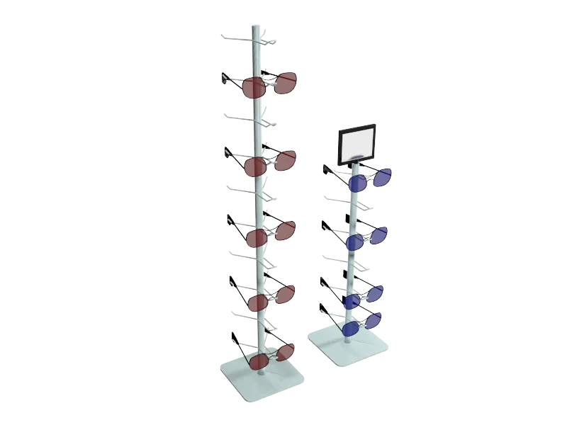 Expositores Piramide com 10 e 6 Lugares