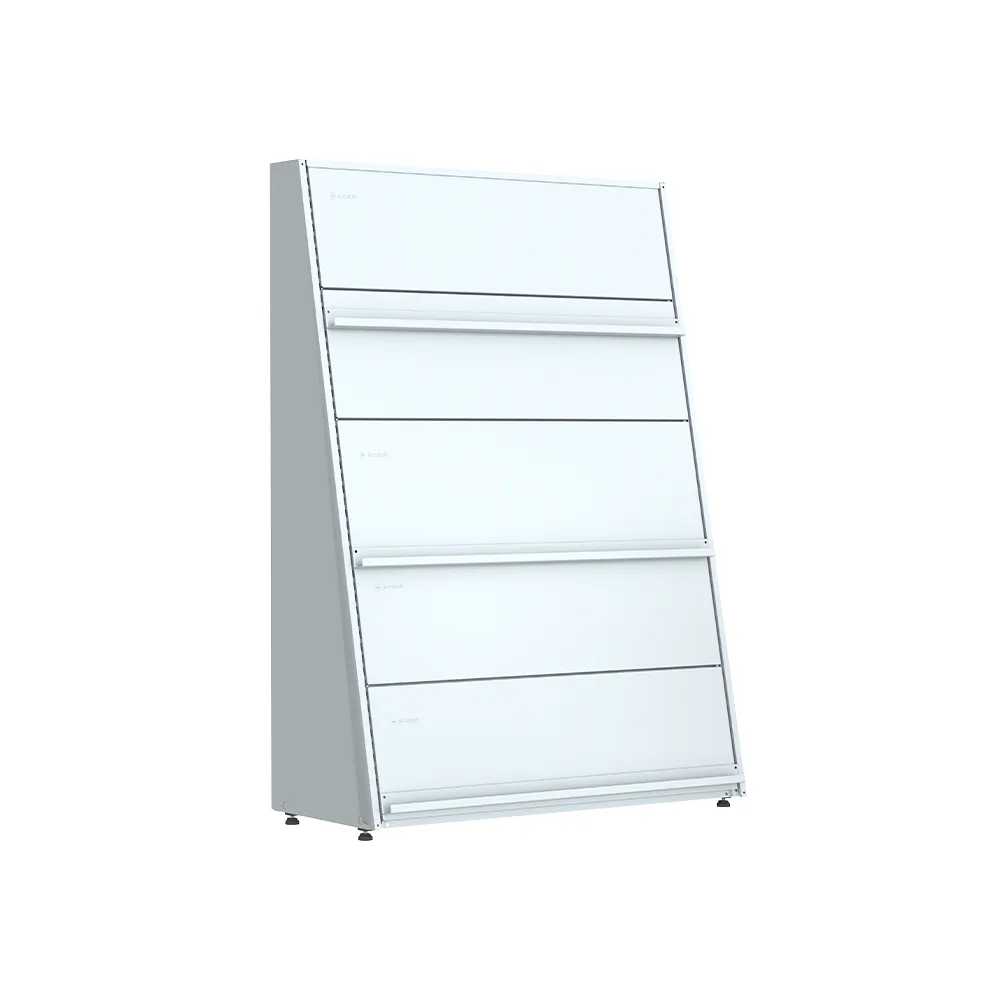 Gôndola de Piso Inclinada Multi Níveis Branca