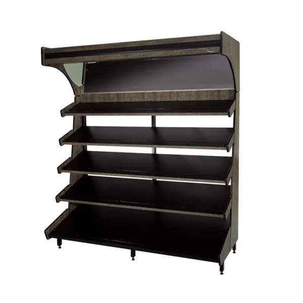 Expositor Hortifruti Amplo com Prateleiras