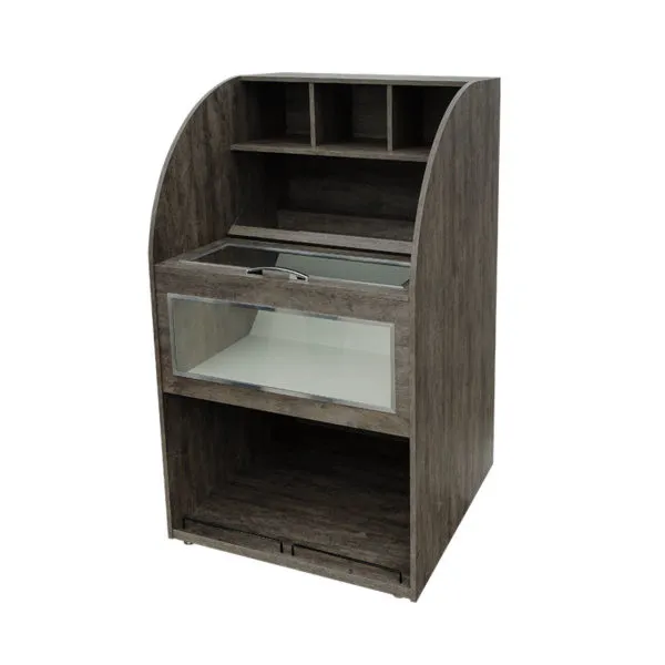 Balcão Hortifruti com Vitrine de Vidro