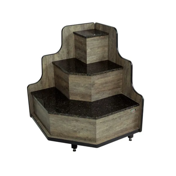 Expositor Hortifruti Piramidal de Canto