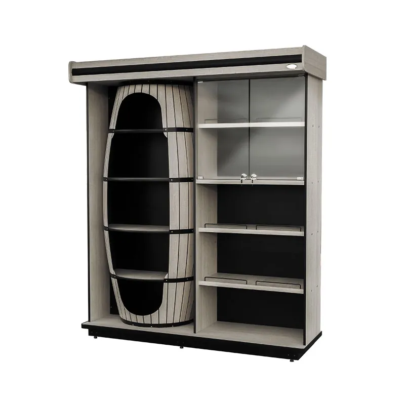 Expositor Hortifruti Completo com Nichos e Vitrine