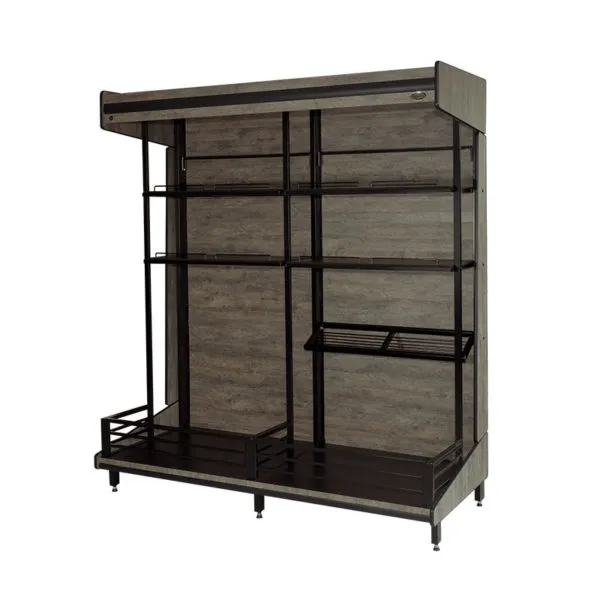 Gôndola Hortifruti com Prateleiras e Estrutura Metálica Comercial