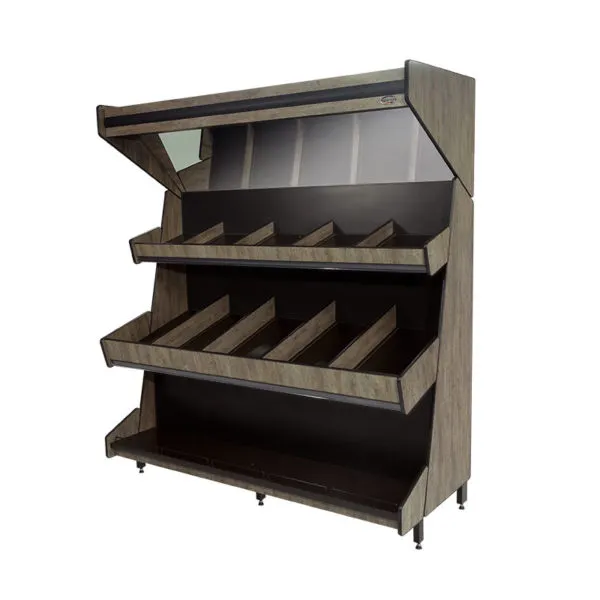 Expositor Hortifruti Inclinado com Divisórias