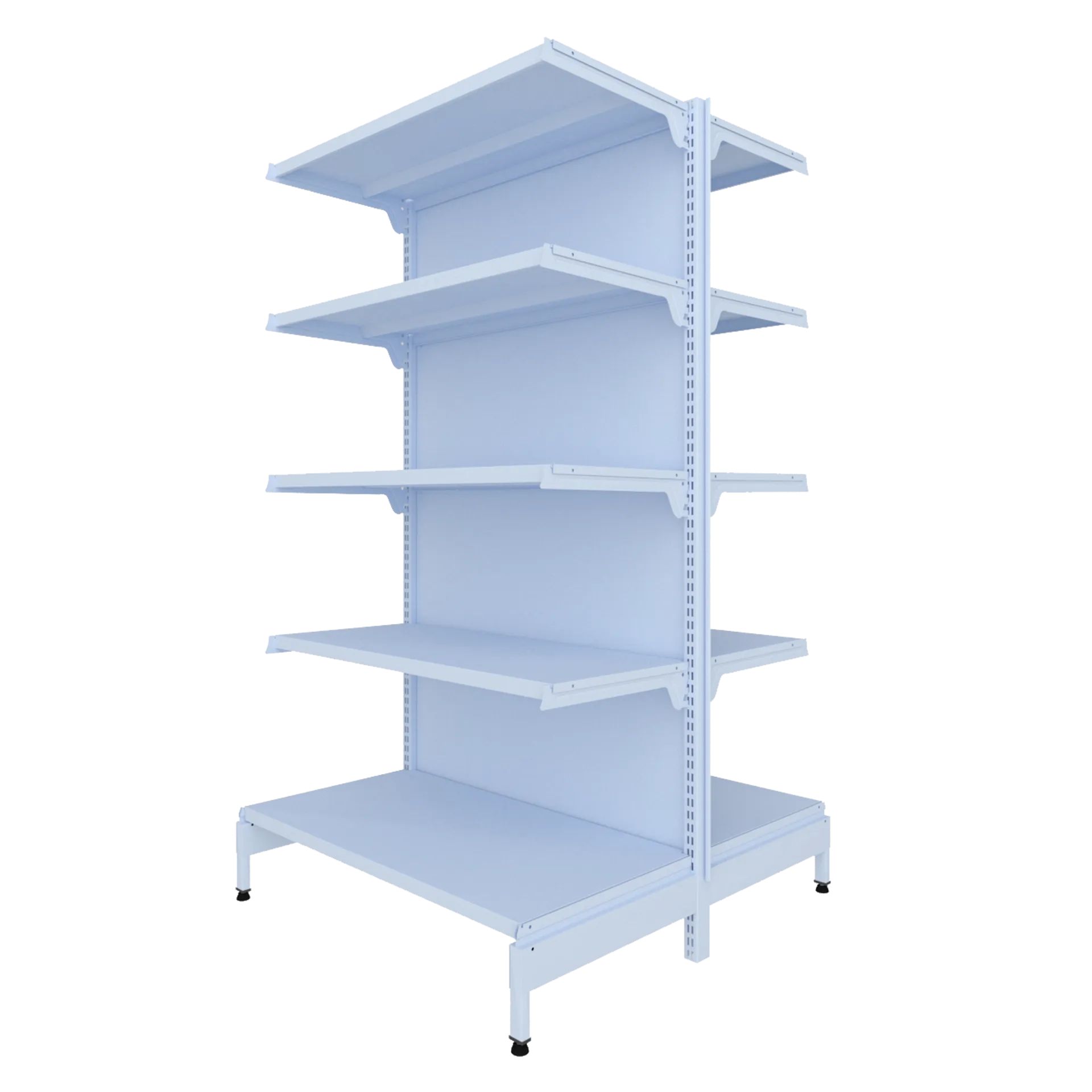 Gôndola Central Dupla Face Branca