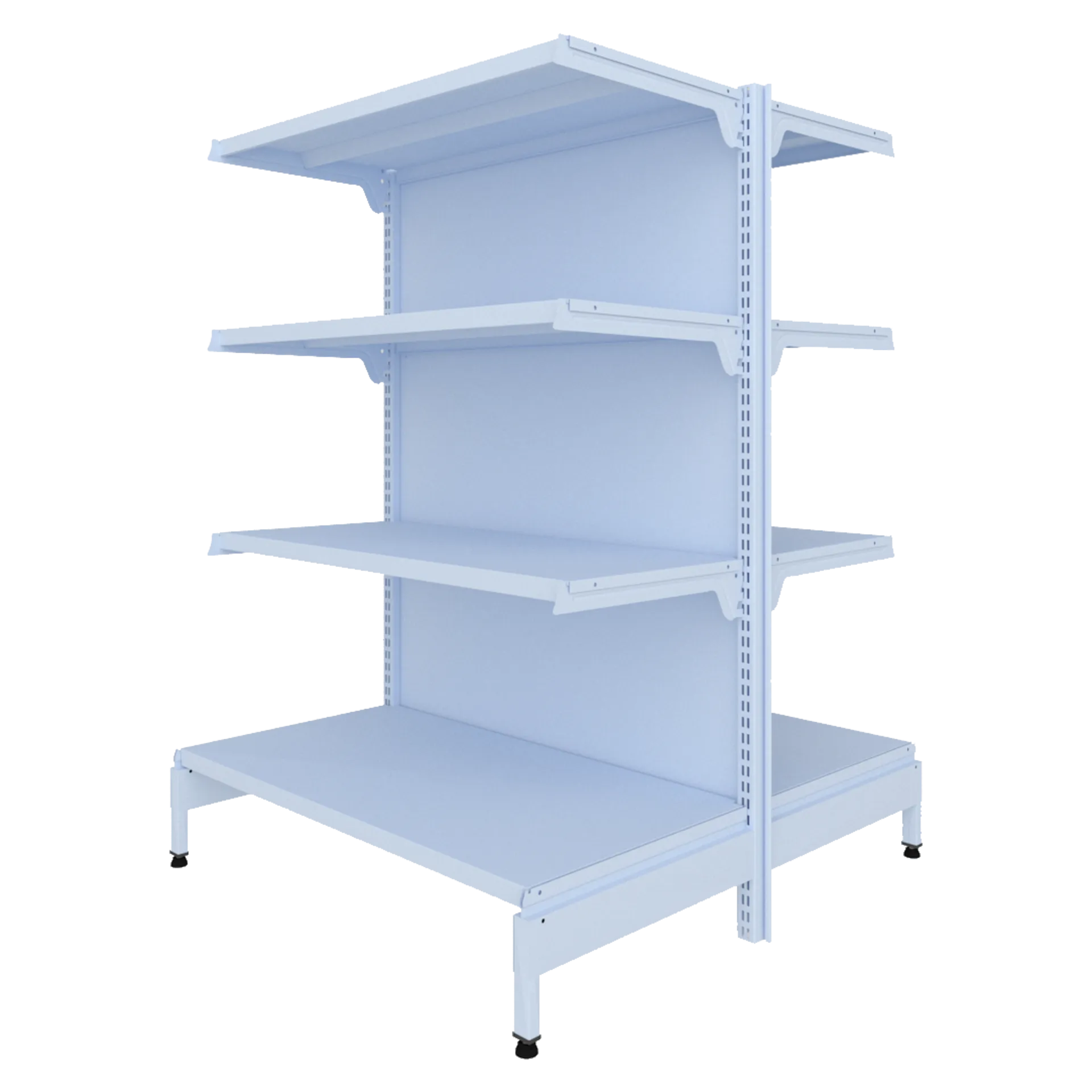 Gôndola Central Compacta Branca