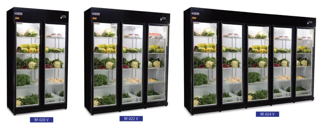 Refrigerador Expositor Vertical para Hortifruti Porta de Vidro Comercial
