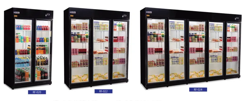 Refrigerador Expositor Vertical Bebidas Porta de Vidro Dupla e Múltipla