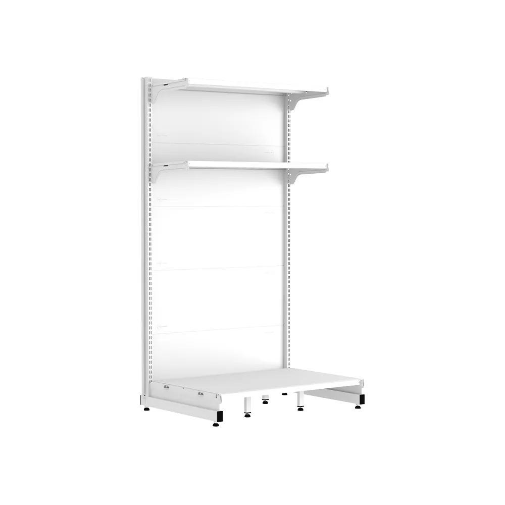 Gôndola Rack Parede Branca Simples