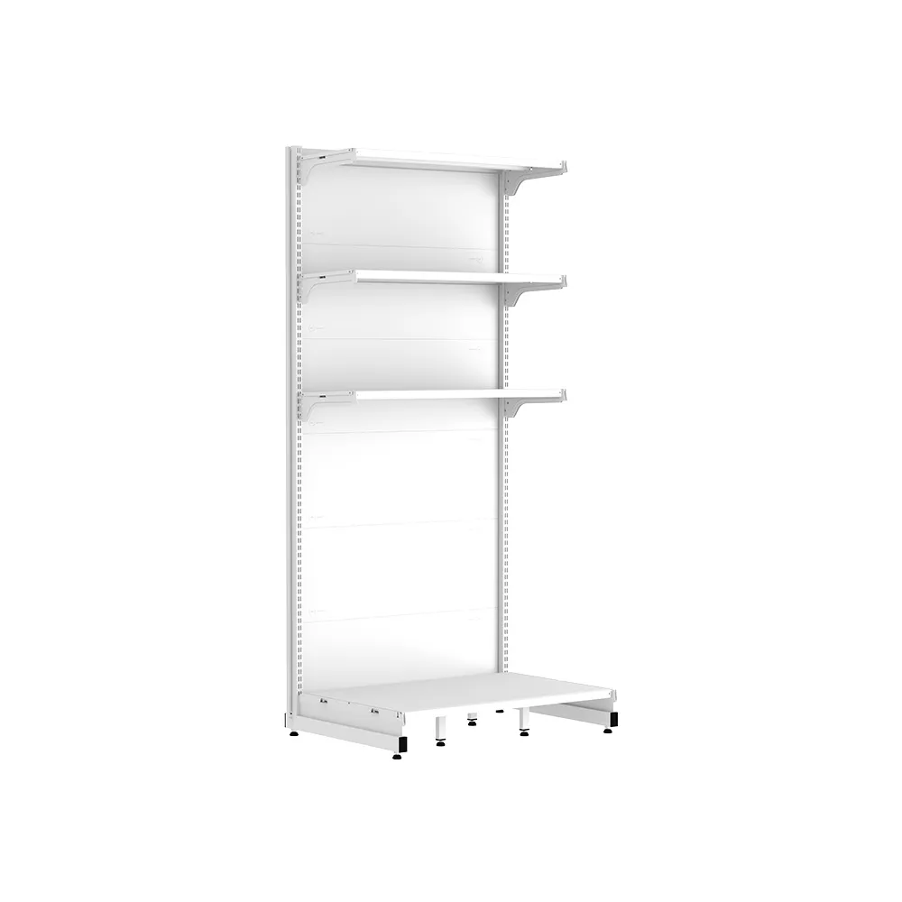 Gôndola Rack Parede Branca Econômica