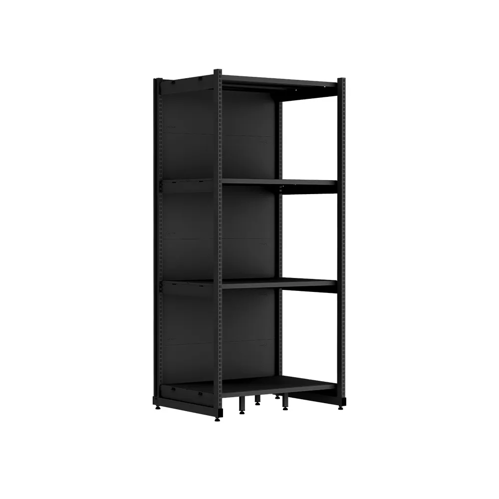 Gôndola Rack Central Preta Reforçada