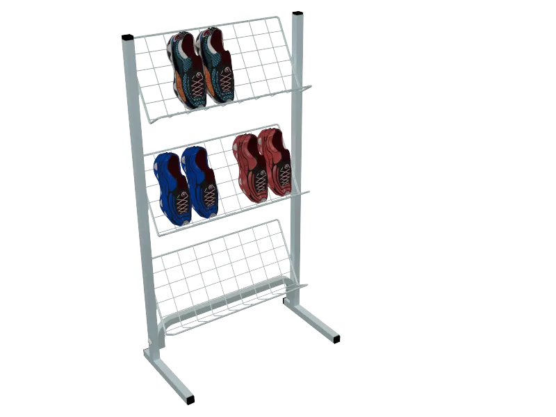 Expositor Aramado Vertical para Tênis