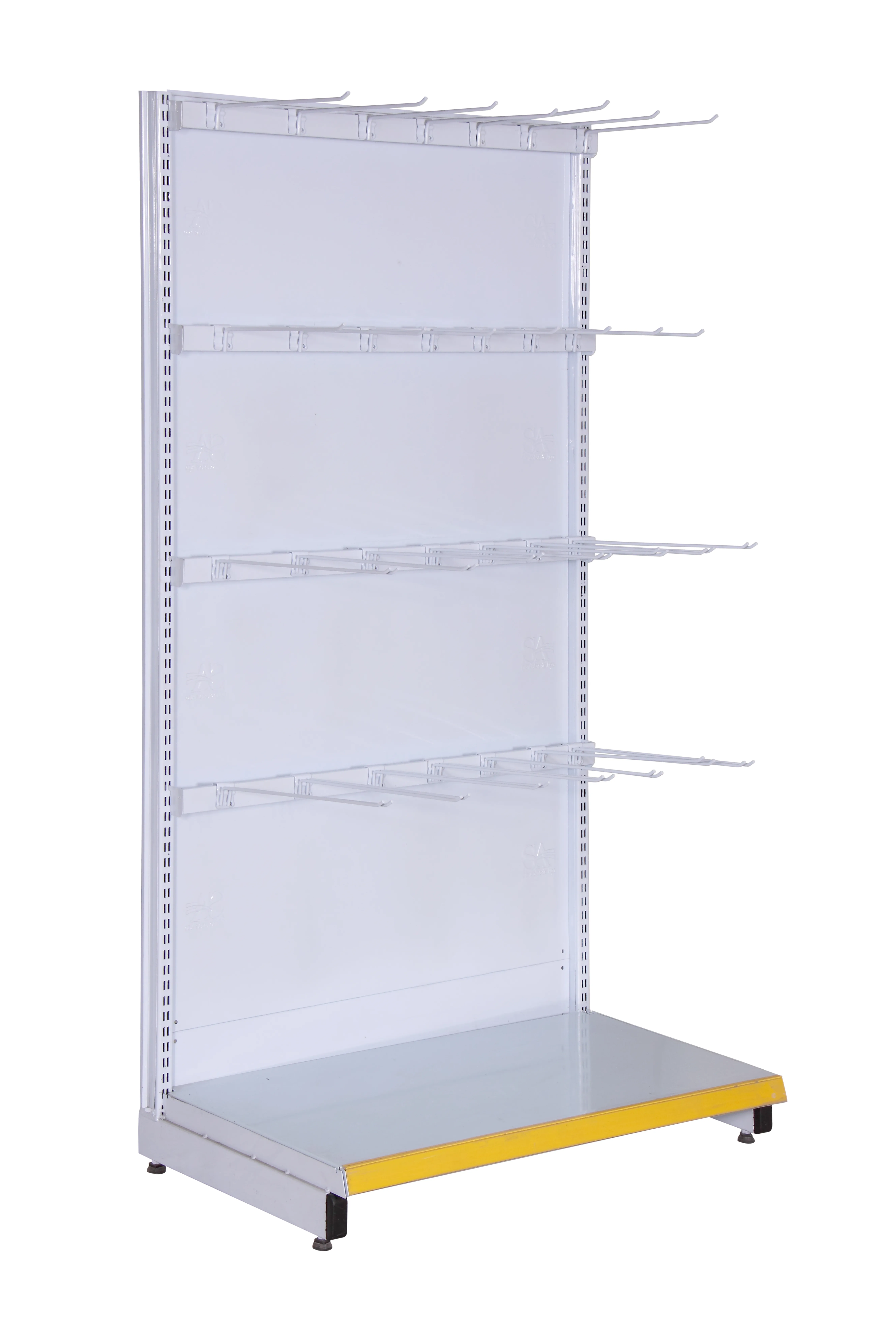 Gôndola Super Plus Parede com Ganchos Branca