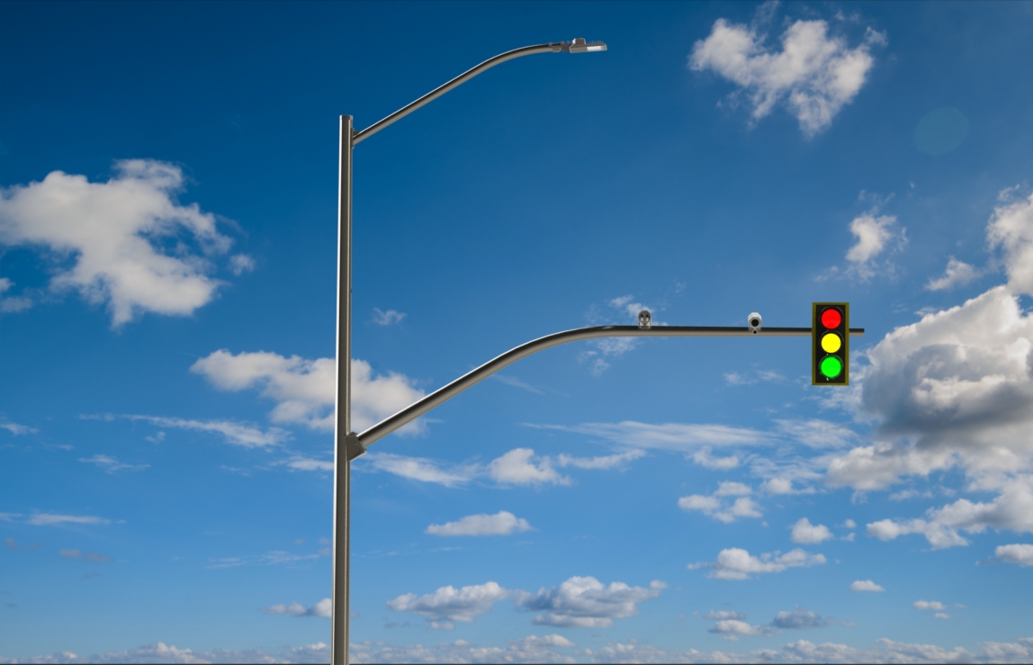 Braço de Aço para Semáforo