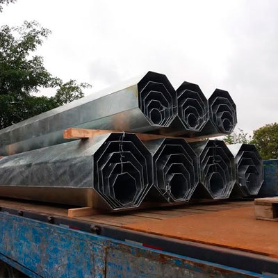 Fabricante de Poste Poligonal Reto