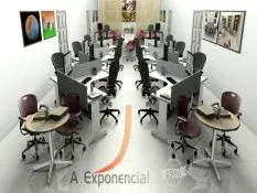 Fabrica de Mesa Reta para Escritório