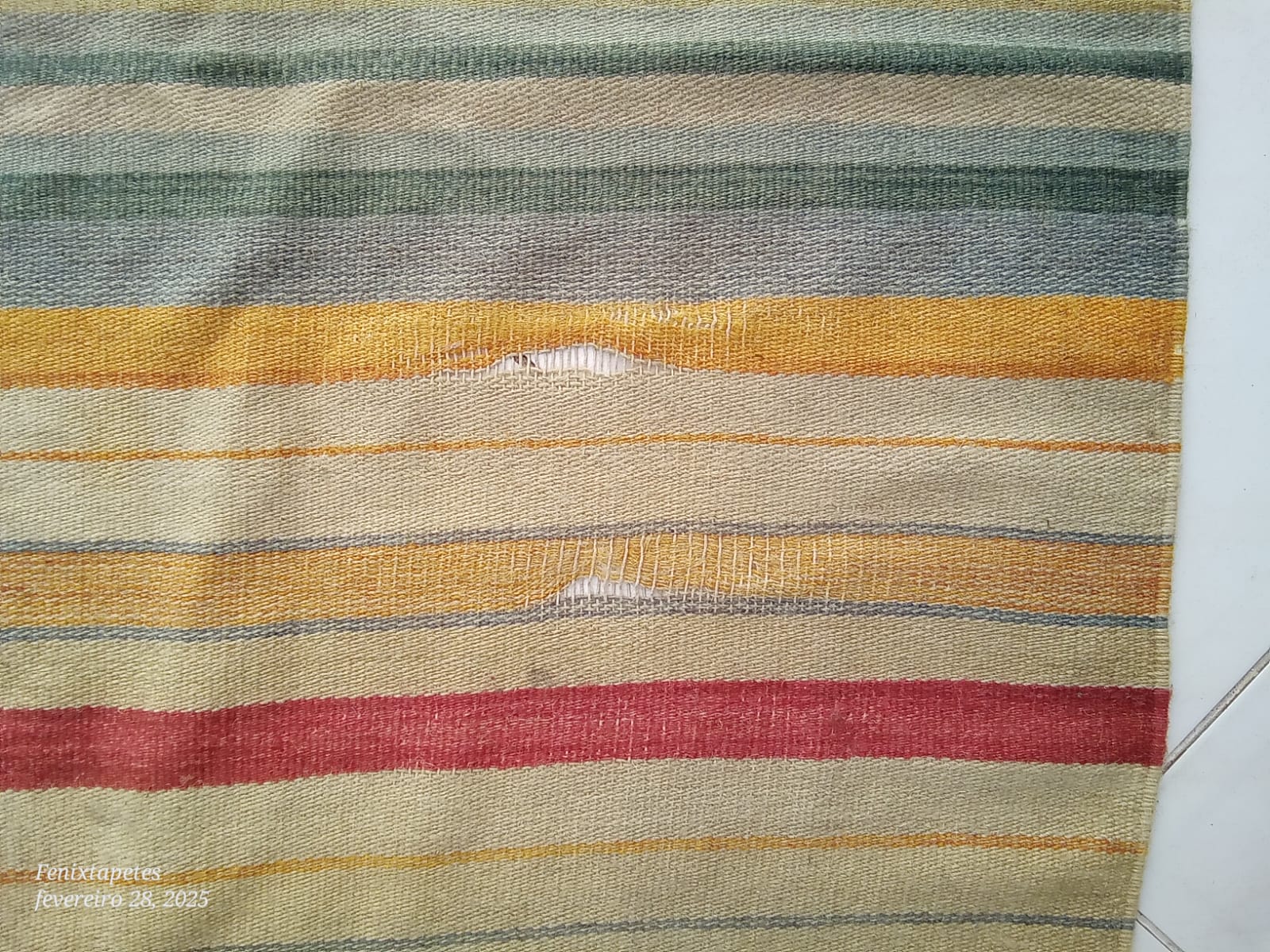 Restauração de Pintura de Tapete