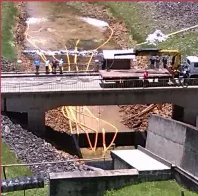 Instalação de motobomba para bombeamento emergencial - imagem 6