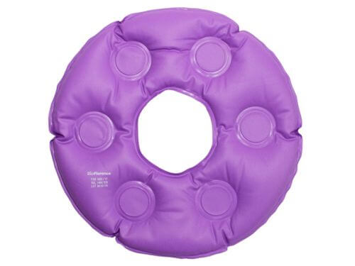 Forração ortopédica em gel redonda com orifício