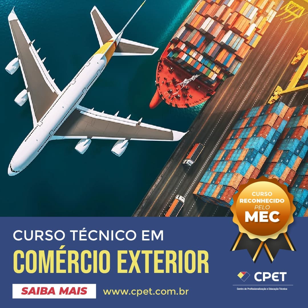CURSO TÉCNICO EM COMÉRCIO EXTERIOR A DISTÂNCIA