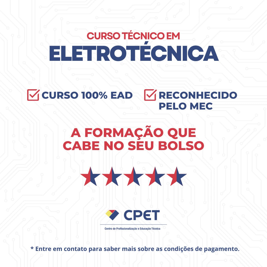 CURSO TÉCNICO EM ELETROTÉCNICA EM SP