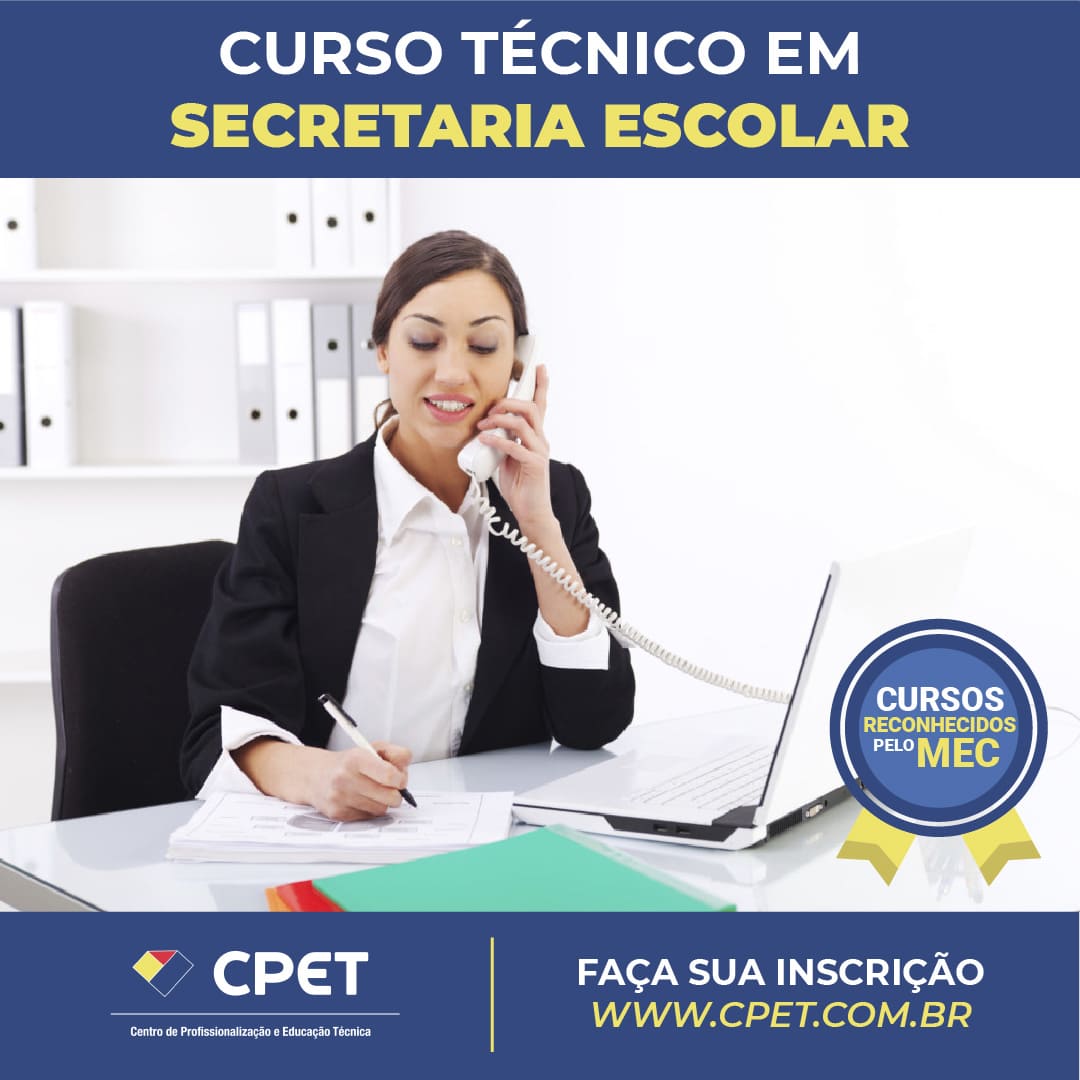 CURSO TÉCNICO EM SECRETARIA ESCOLAR