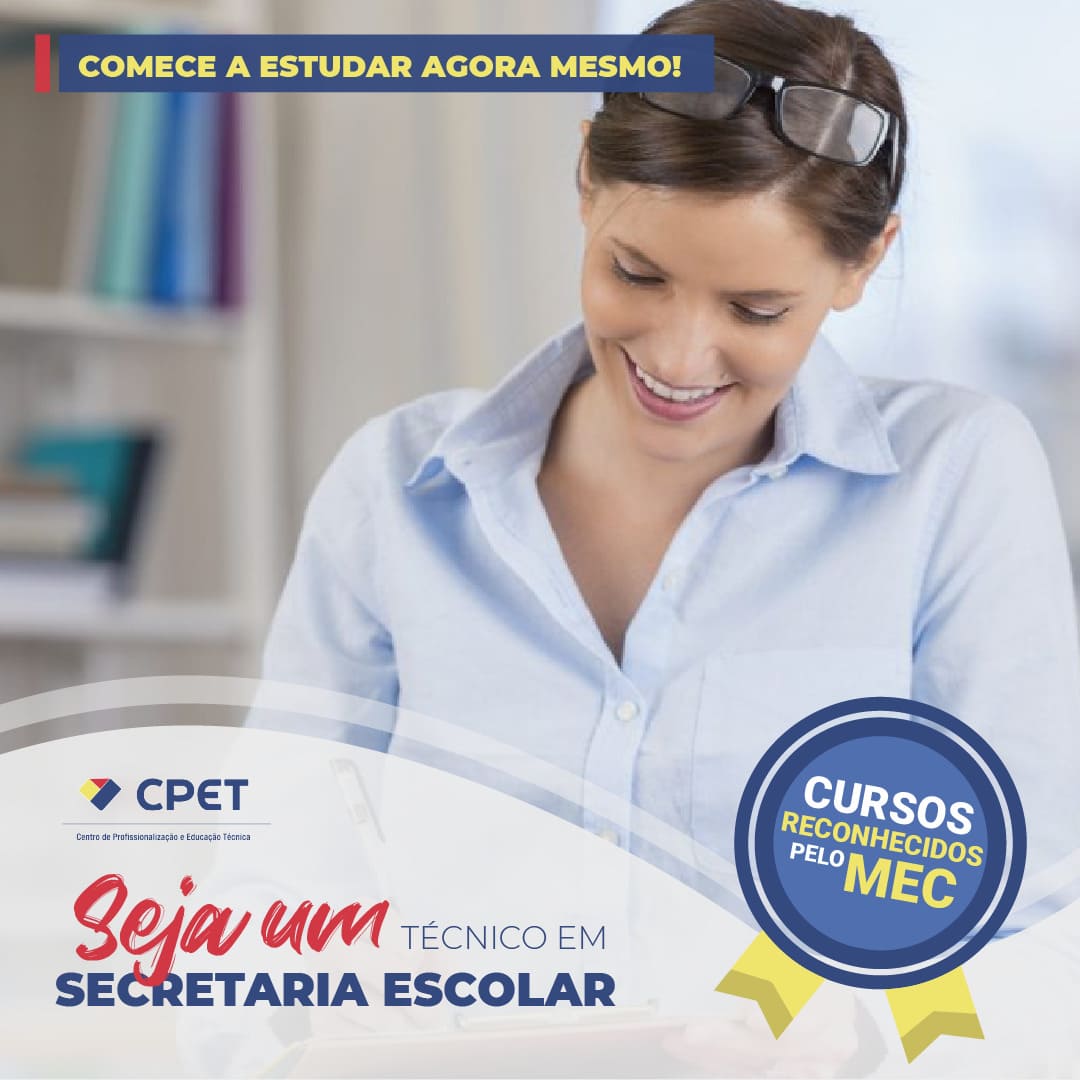 CURSO TÉCNICO EM SECRETARIA ESCOLAR EAD