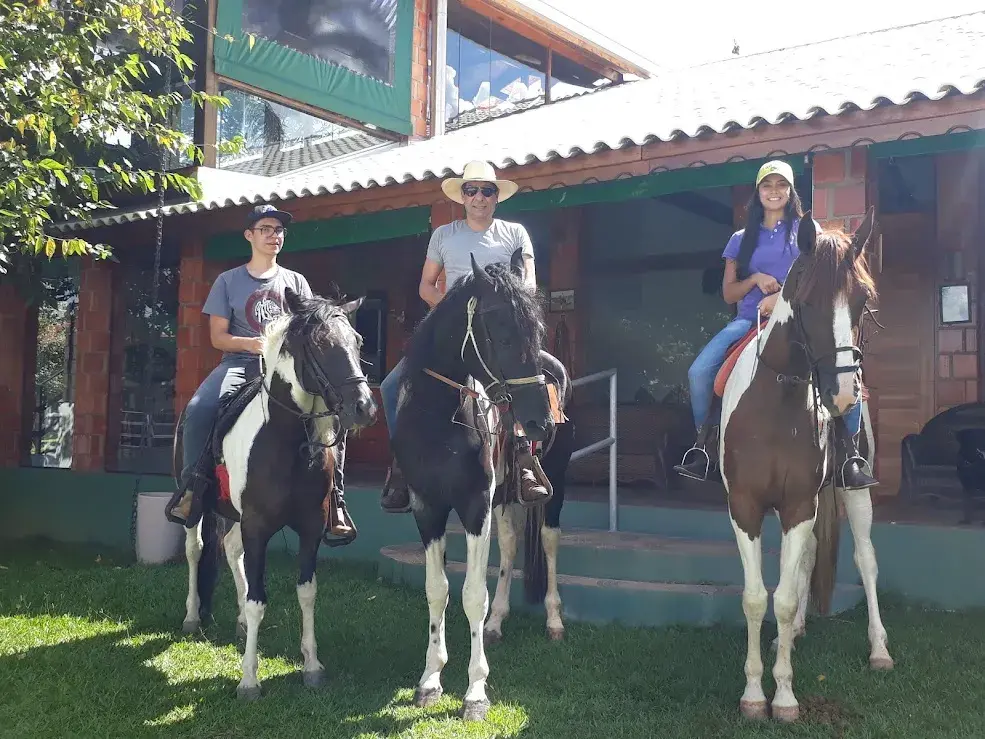Hotel fazenda com passeio de cavalos e pôneis adestrados